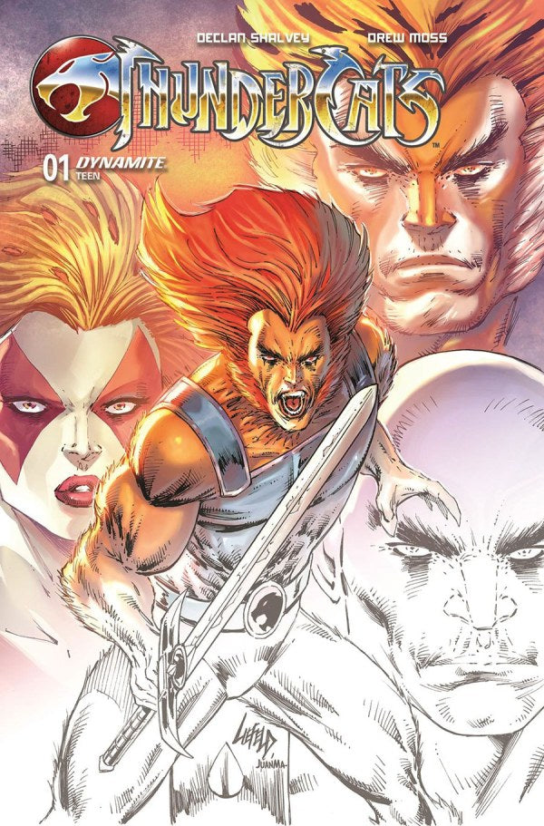 Thundercats #1 2e impression Rob Liefeld Variante de peeling contrasté