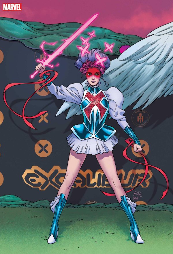 Excalibur #21 Russell Dauterman Hellfire Gala Connecting Variant