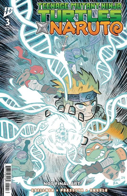 Teenage Mutant Ninja Turtles / Naruto #3 Cover C - Juni Ba