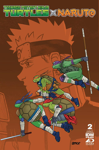 Tortues Ninja / Naruto #2 Couverture C - John Amor