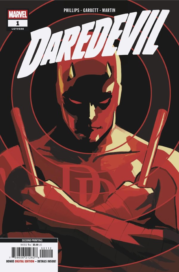 Daredevil #1 2nd Printing Lee Garbett — Cover