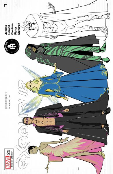 Excalibur #21 Marcus To Character Design Variant