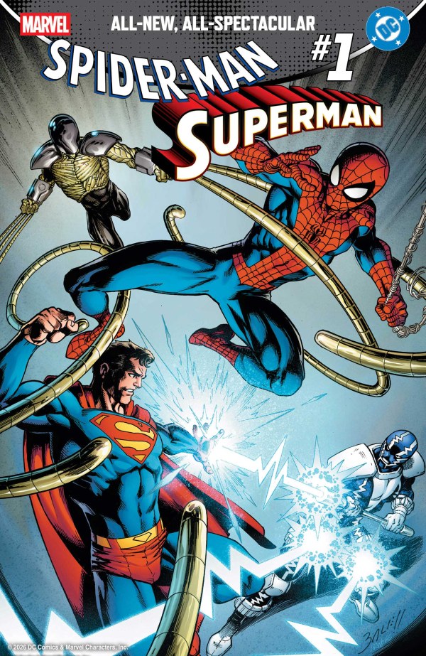 Marvel / DC: Spider-Man / Superman #1 Mark Bagley Foil Variant