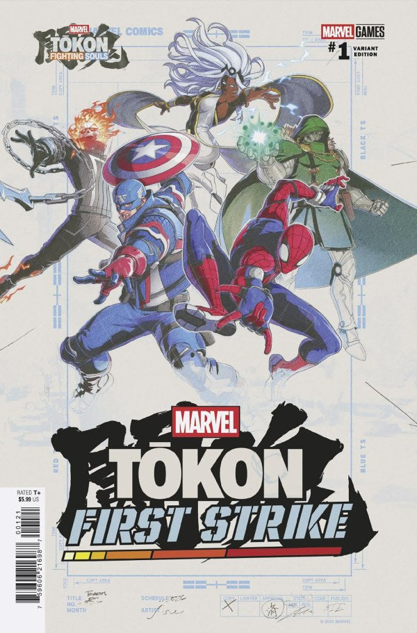 Marvel Tōkon: First Strike #1 Marvel Games Marvel Tōkon: Fighting Souls Variant