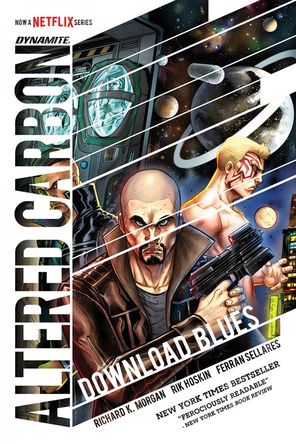Altered Carbon: Download Blues HC - Cover