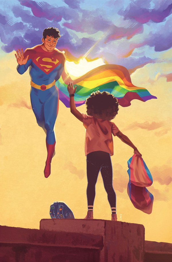 Superman #15 Couverture E Angel Solorzano DC Pride 2024 Variante de papier cartonné