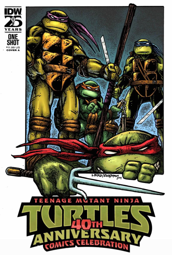 Teenage Mutant Ninja Turtles: 40th Anniversary Comics Celebration Cover A (Laird& Eastman)