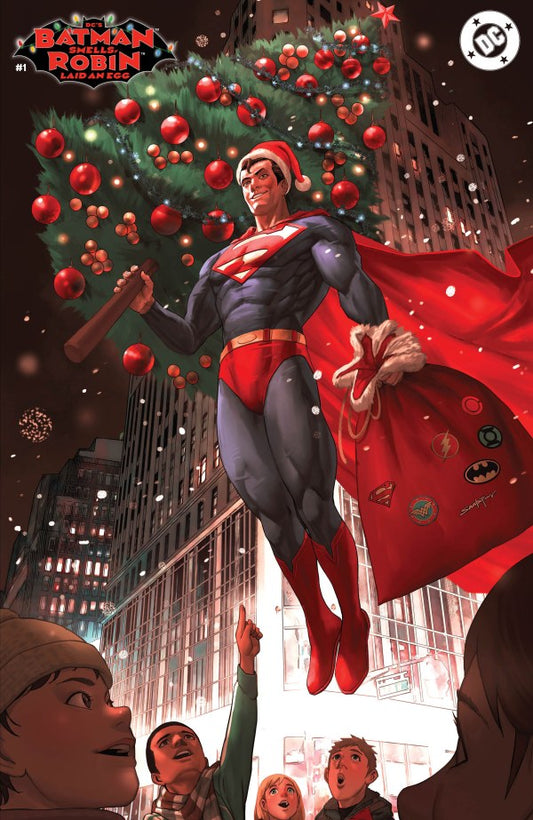 DC's Batman Smells, Robin Laid an Egg #1 Portada C Variante Santa Fung