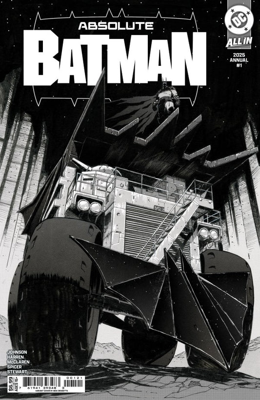 ABSOLUTE BATMAN 2025 ANNUAL #1 (ONE SHOT) Fourth Printing Cvr B Daniel Warren Johnson Card Stock Var