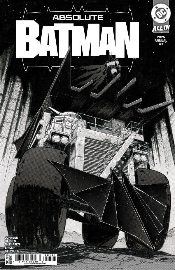 ABSOLUTE BATMAN 2025 ANNUAL #1 (ONE SHOT) Fourth Printing Cvr B Daniel Warren Johnson Card Stock Var