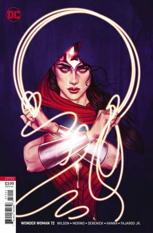 Wonder Woman # 72, variante de Jenny Frison 