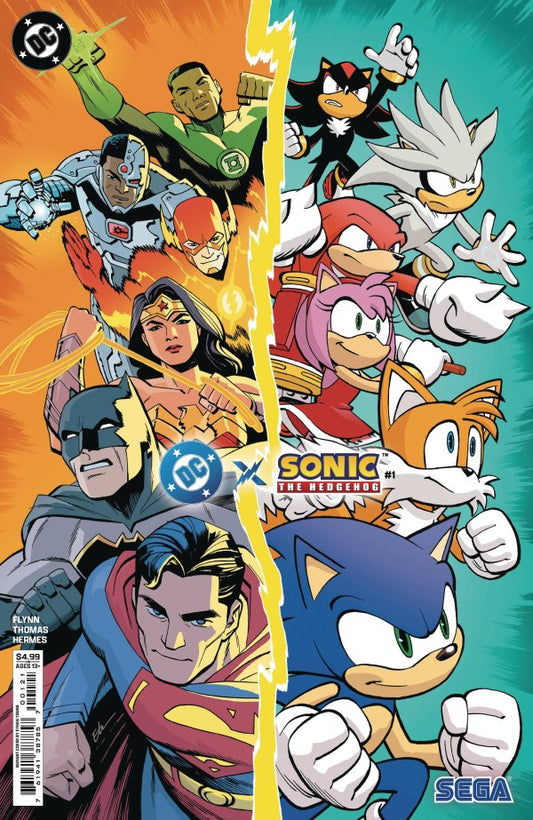 DC x Sonic the Hedgehog #1 Ethan Young Cardstock Variant Cover