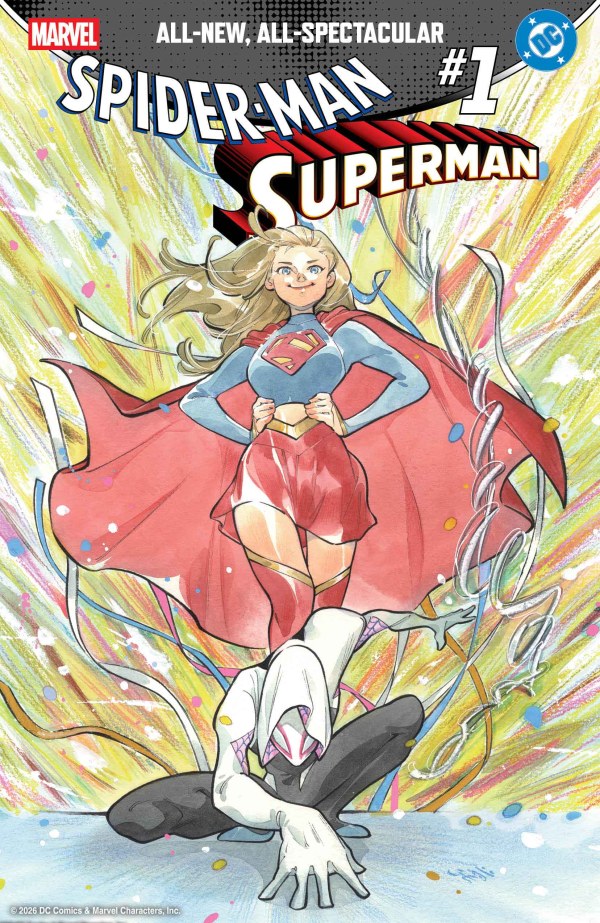 Marvel / DC: Spider-Man / Superman #1 Peach Momoko Variant
