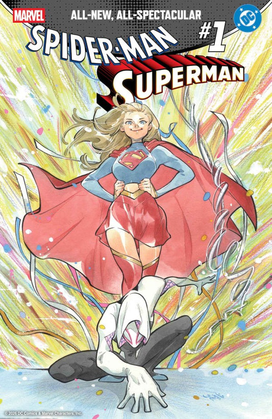 Marvel / DC: Spider-Man / Superman #1 Peach Momoko Variant