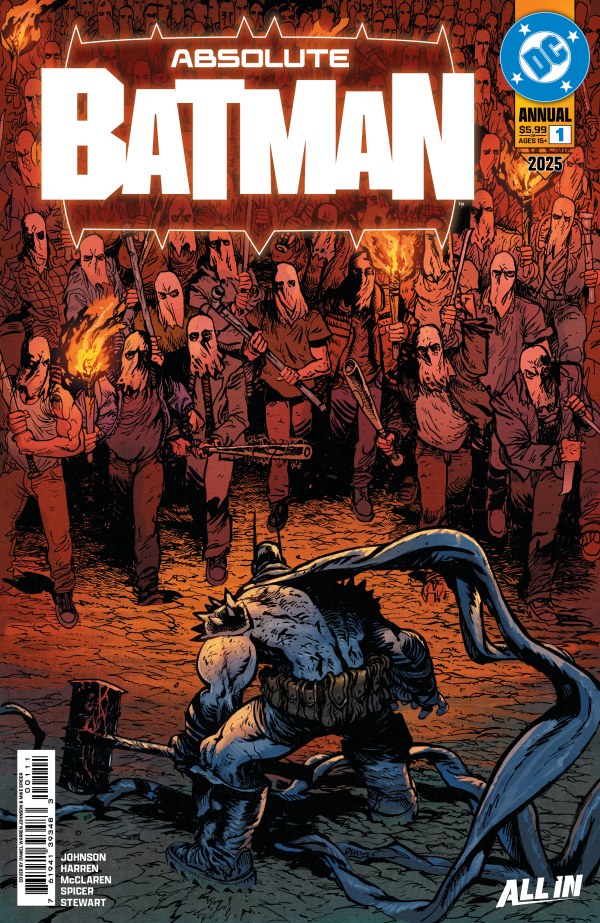 ABSOLUTE BATMAN 2025 ANNUAL #1 (ONE SHOT) Fourth Printing Cvr A Daniel Warren Johnson
