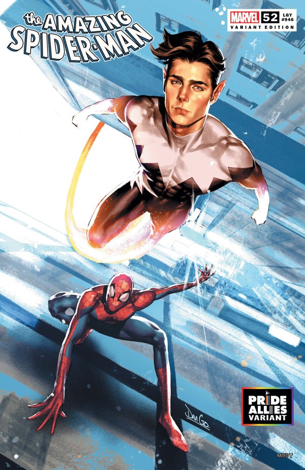 The Amazing Spider-Man #52 (LEGACY #946) Davi Go Pride Allies Variant - Cover