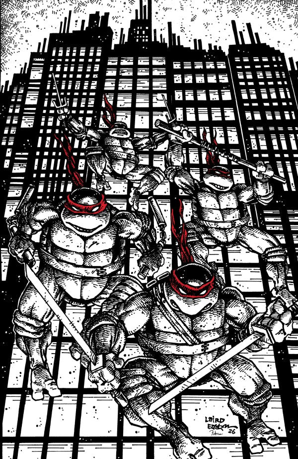 Teenage Mutant Ninja Turtles #20 1:1000 Kevin Eastman & Peter Laird Signed CGC Graded Variant - Cover
