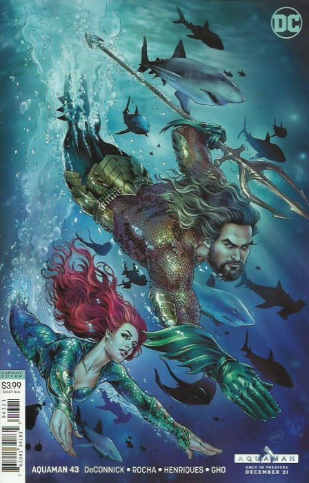 Aquaman #43 Nicola Scott Aquaman Movie Variant