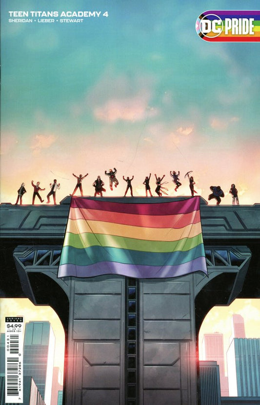 Teen Titans Academy #4 Stephen Byrne DC Pride Cardstock Variant Cover