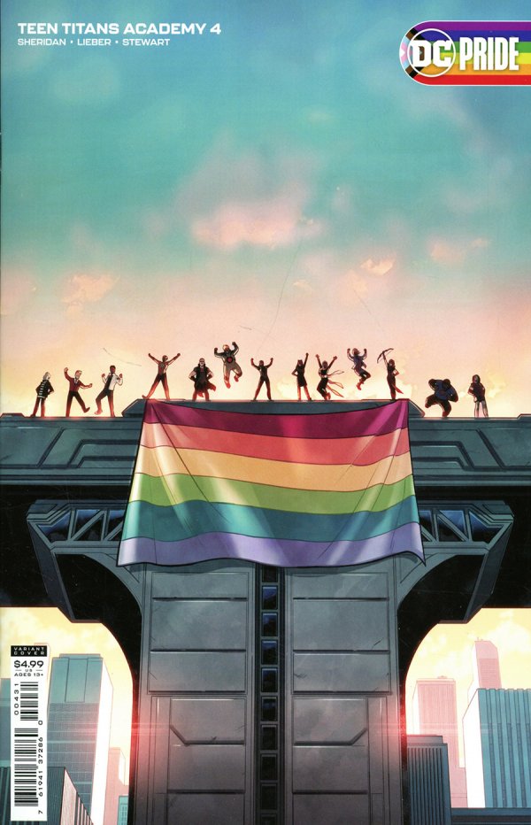 Teen Titans Academy #4 Stephen Byrne Couverture Variante en Carton DC Pride