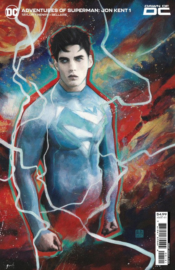 Aventures de Superman : Jon Kent #1 Couverture B Zu Orzu Variante de papier cartonné