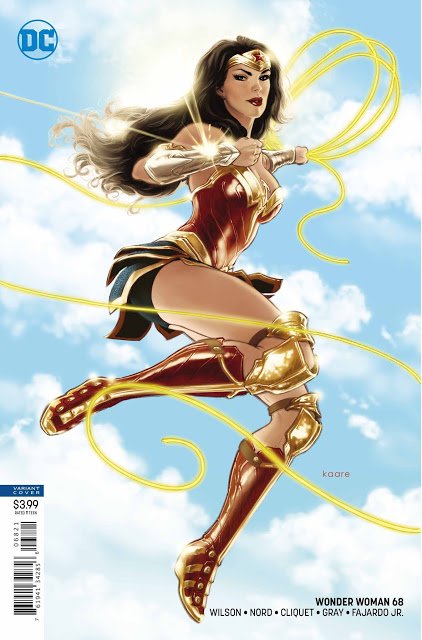 Wonder Woman #68, variante de Kaare Andrews 