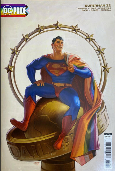 Superman #32 Cover C David Talaski DC Pride Card Stock Variant