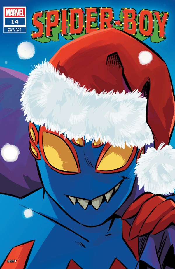 Spider-Boy #14 Natacha Bustos Winter Holiday Variant