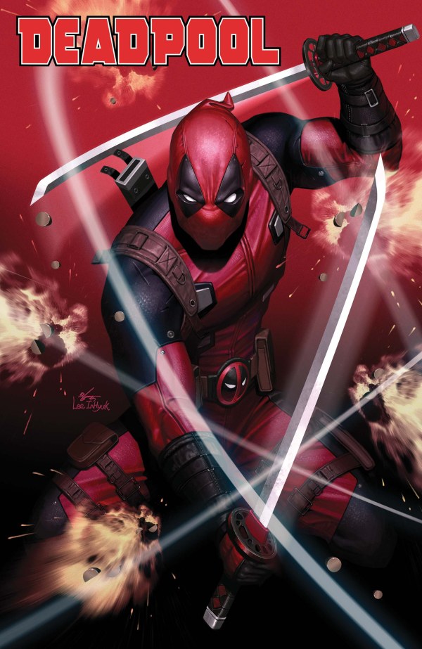 Deadpool #1 dans la variante Foil d'Hyuk Lee