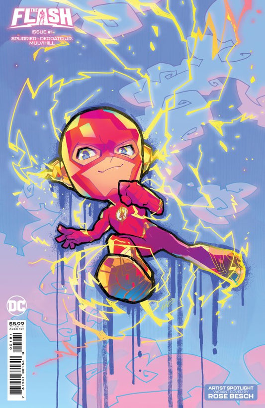 The Flash #1  - LEGACY #801 Cover D Rose Besch Artist Spotlight Card Stock Variant