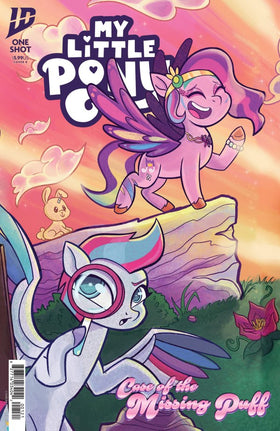 My Little Pony: El caso del soplo desaparecido n.º 1, portada B, variante de Sophie Scruggs