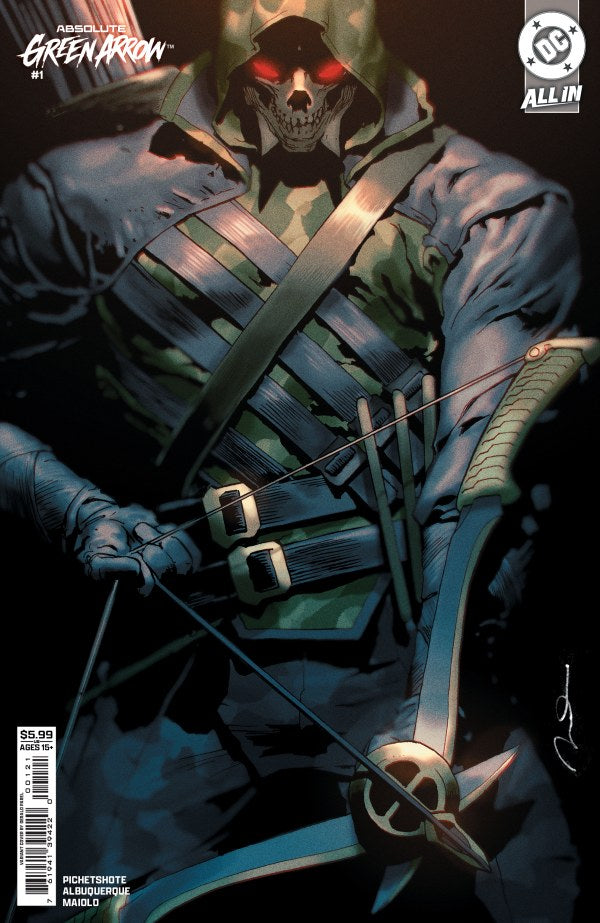 Absolute Green Arrow #1 (of 6) Cvr B Gerald Parel Card Stock Variant - Cover