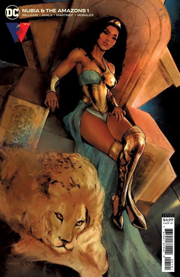 Nubia & the Amazons #1 Maika Sozo Cardstock Variant Cover - Cover