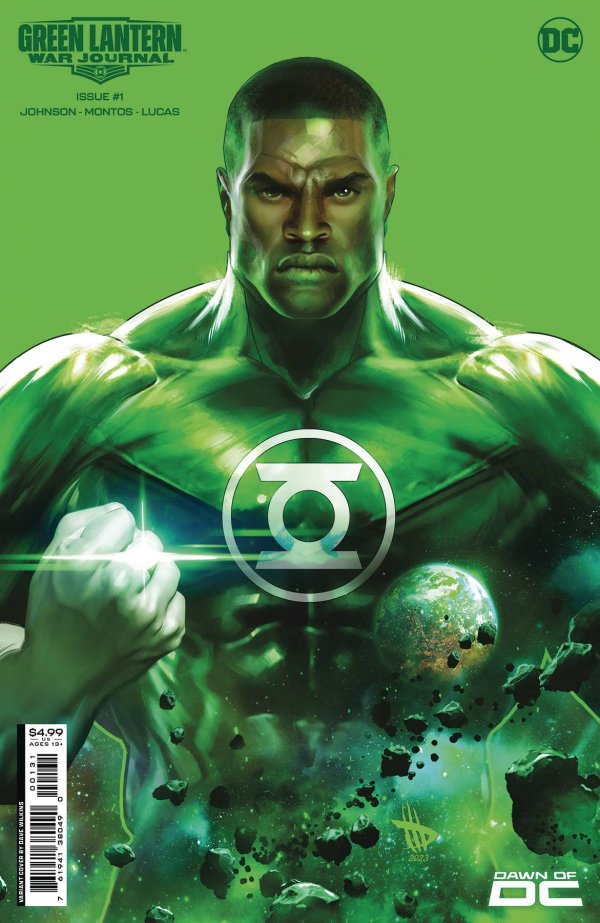 Green Lantern: War Journal #1 Couverture C Dave Wilkins Variante de papier cartonné 