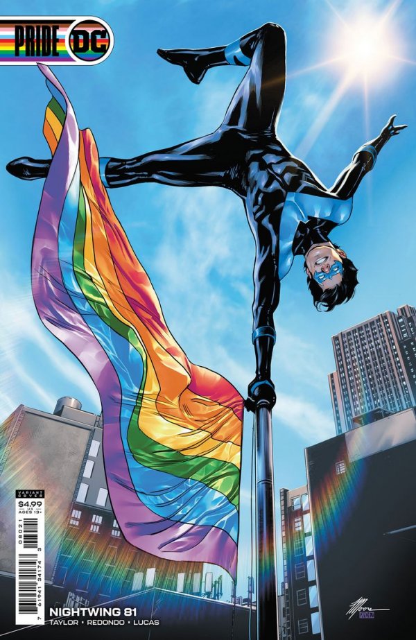 Nightwing #81 Travis Moore DC Pride Cardstock Variant Cover — Cover