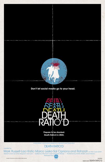 Death Ratio'd #1 Cover B Chris Ferguson & Laci Movie Poster Homage Variant