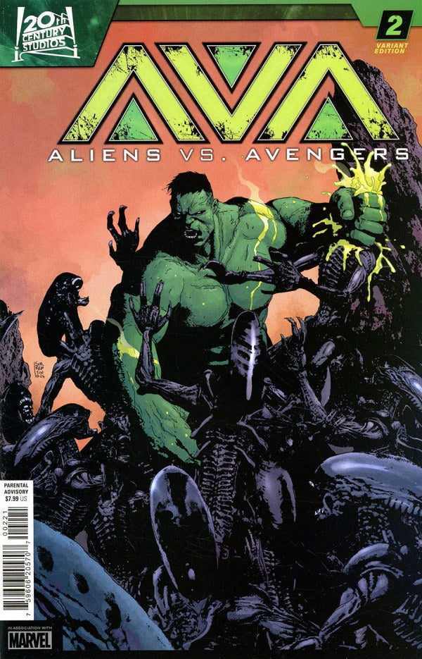 Aliens vs. Avengers #2 Andrea Sorrentino Variant