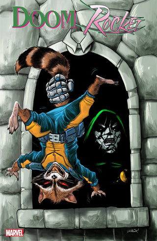 Doctor Doom & Rocket Raccoon #1 Ario Anindito Window Shades Variant