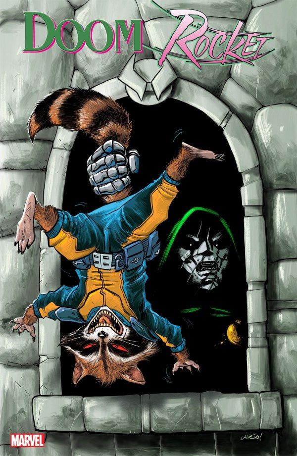 Doctor Doom & Rocket Raccoon #1 Ario Anindito Window Shades Variant