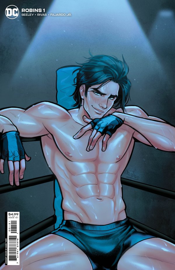 Robins #1 Cover B Babs Tarr Workout Variant
