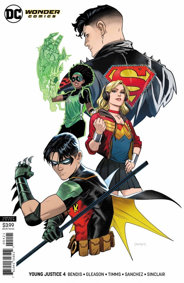 Young Justice #4 Mora Variant