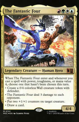 Fantastic Four #12 Yasmine Putri Magic: The Gathering Variant
