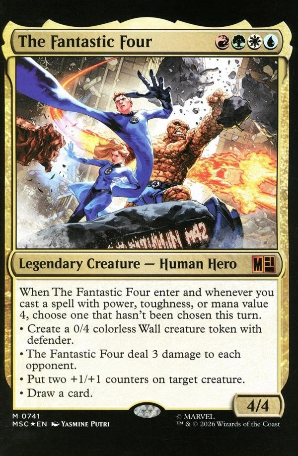 Fantastic Four #12 Yasmine Putri Magic: the Gathering Variant - Cover