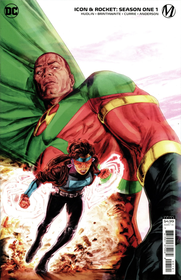 Icon & Rocket: Season One #1 Darryl Banks Old School Cardstock Variant Cover - Cover