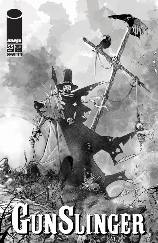Gunslinger Spawn #55 Cover B Ig Guara B&W Variant