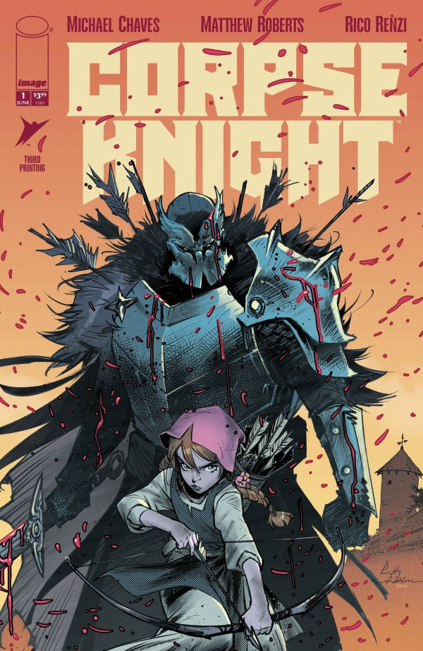 Corpse Knight #1 3rd Printing Partha Pratim Sarkar - Cover