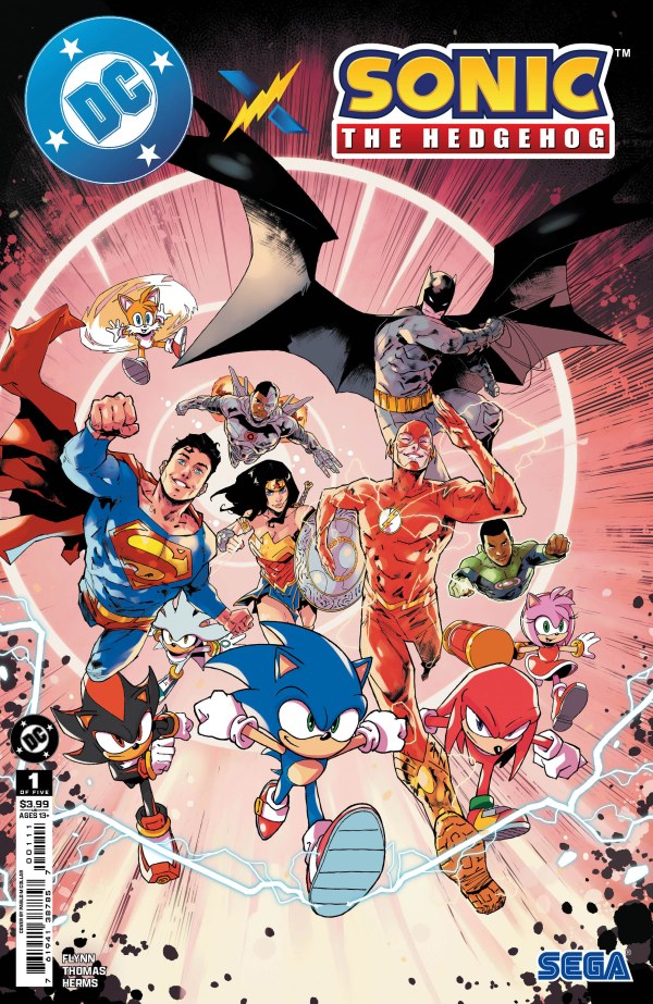DC x Sonic the Hedgehog #1 — Cover