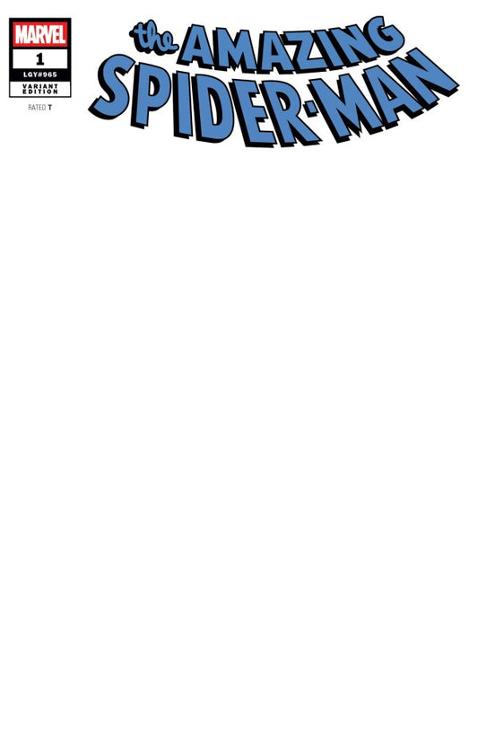 The Amazing Spider-Man #1 (965) Variant Edition - Blank Cover