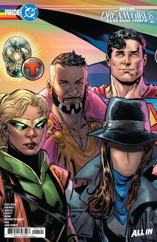 Justice League Dream Girls A DC Pride Event #1 (Of 4) Cover B Phil Jimenez Connecting Card Stock Variant - Cover