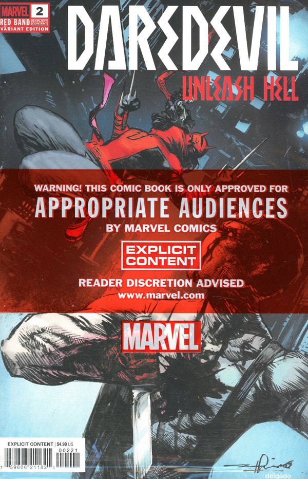 Daredevil: Unleash Hell – Red Band #2 Gerardo Zaffino Variant